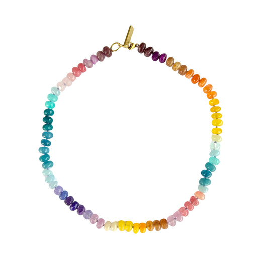 Happy Rainbow Gems Halskæde