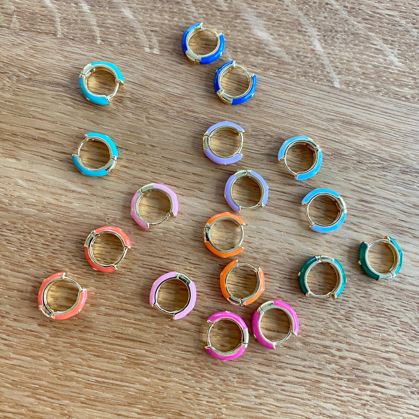 Simply Color Hoop Øreringe